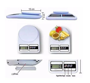 Balança Digital de Precisão para Cozinha - Ideal Para Sua Nutrição e Dieta!